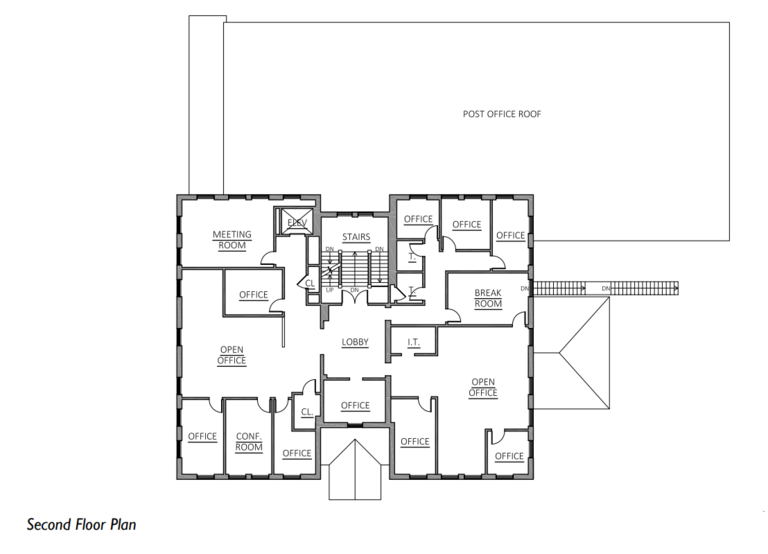 Town Center Second Floor Plan